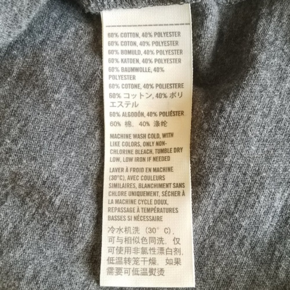 Hollister- Gray V Neck Short Sleeve Tee (Small) - Picture 8 of 8